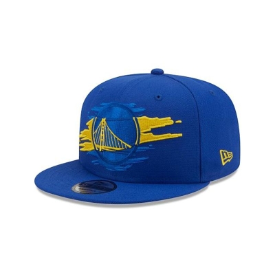 Golden State Warriors Gorra | New Era NBA Logo Tear 9fifty Snapback Cap Mexico - Azules